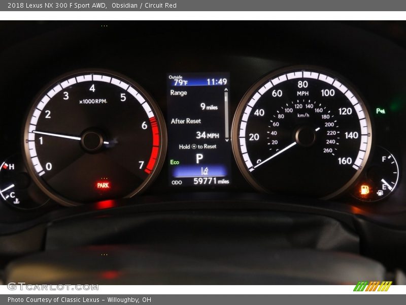 Obsidian / Circuit Red 2018 Lexus NX 300 F Sport AWD