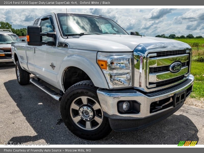 Oxford White / Black 2014 Ford F350 Super Duty Lariat SuperCab 4x4