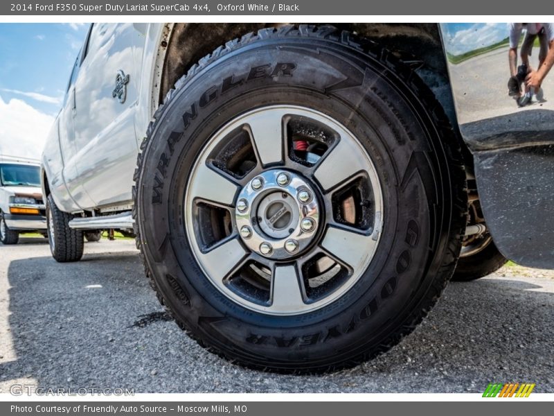 Oxford White / Black 2014 Ford F350 Super Duty Lariat SuperCab 4x4