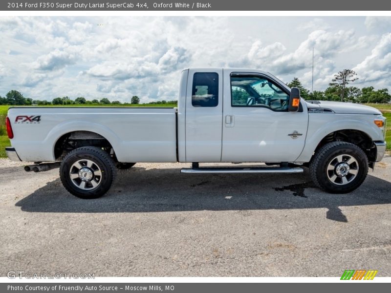 Oxford White / Black 2014 Ford F350 Super Duty Lariat SuperCab 4x4