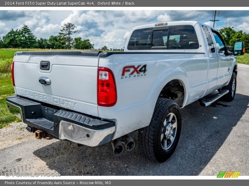 Oxford White / Black 2014 Ford F350 Super Duty Lariat SuperCab 4x4