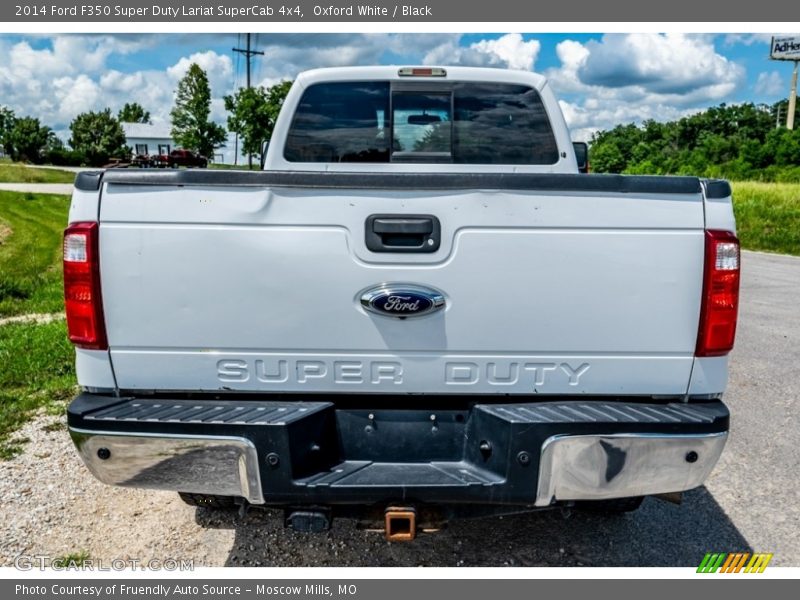 Oxford White / Black 2014 Ford F350 Super Duty Lariat SuperCab 4x4