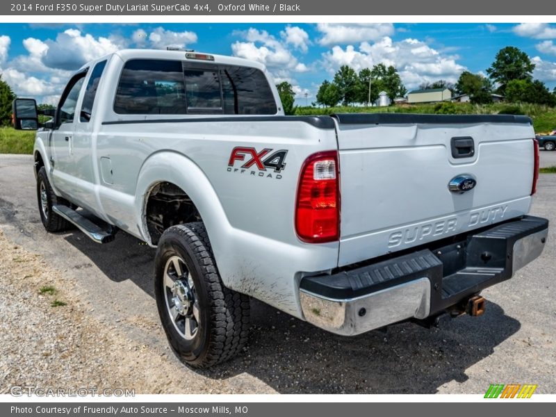 Oxford White / Black 2014 Ford F350 Super Duty Lariat SuperCab 4x4