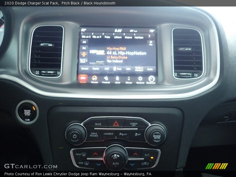Pitch Black / Black Houndstooth 2020 Dodge Charger Scat Pack