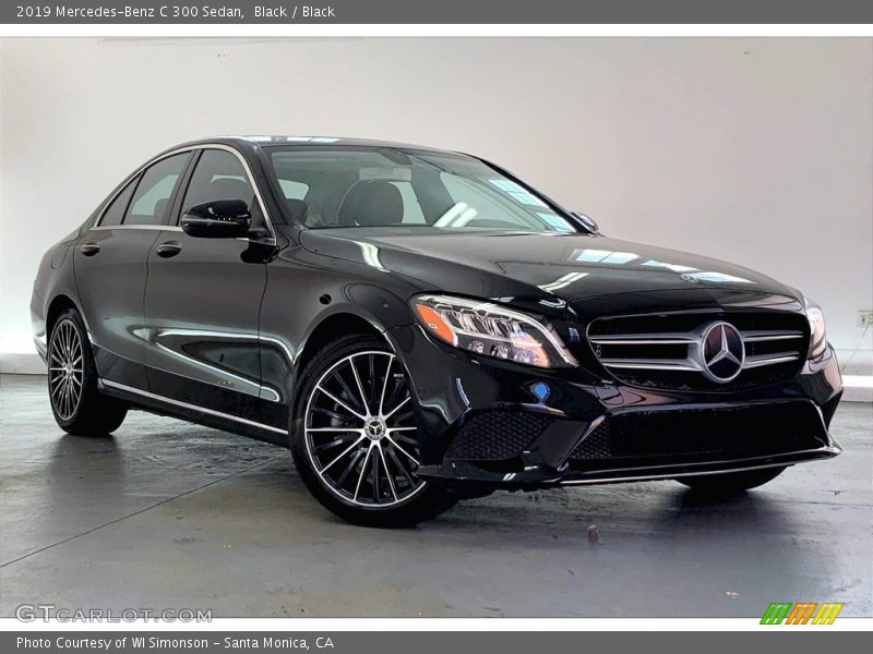 Black / Black 2019 Mercedes-Benz C 300 Sedan