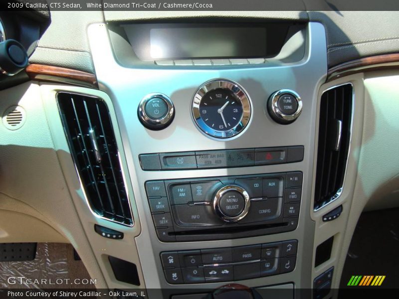 White Diamond Tri-Coat / Cashmere/Cocoa 2009 Cadillac CTS Sedan