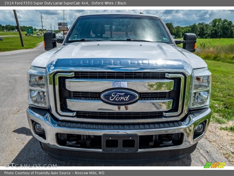 Oxford White / Black 2014 Ford F350 Super Duty Lariat SuperCab 4x4