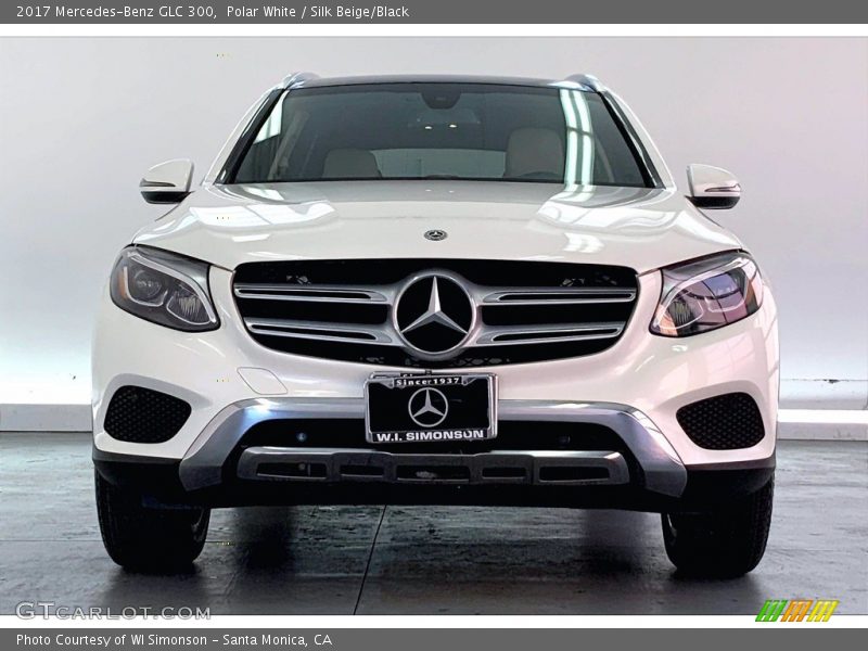 Polar White / Silk Beige/Black 2017 Mercedes-Benz GLC 300