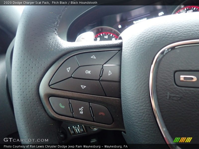 Pitch Black / Black Houndstooth 2020 Dodge Charger Scat Pack