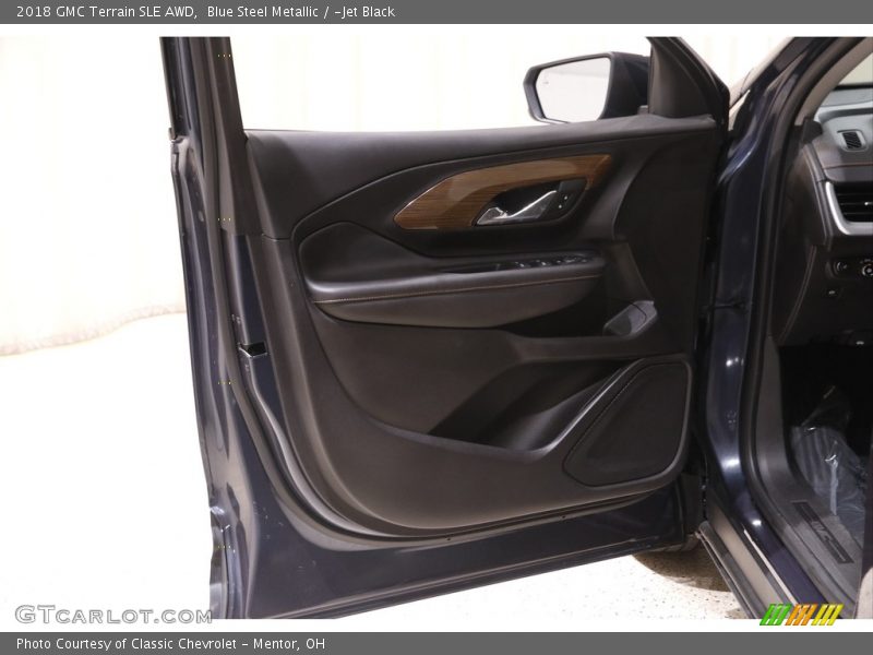 Blue Steel Metallic / ­Jet Black 2018 GMC Terrain SLE AWD