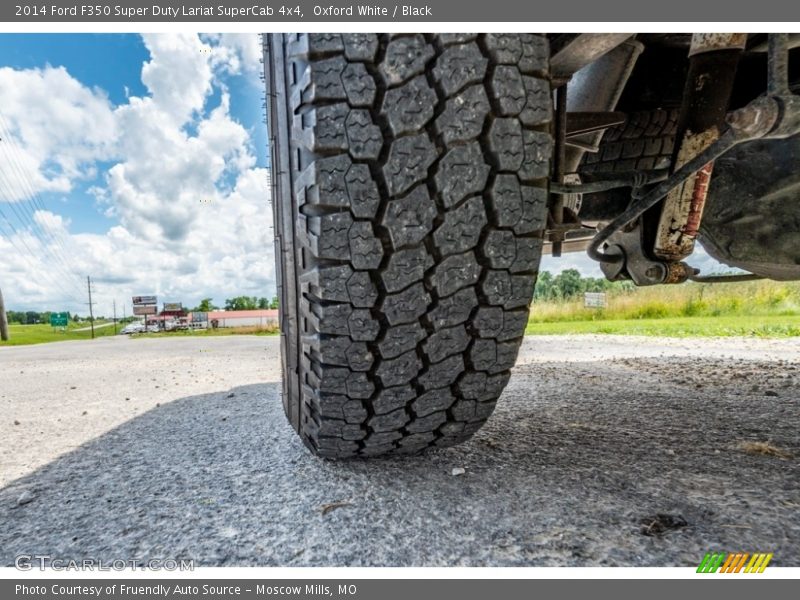 Oxford White / Black 2014 Ford F350 Super Duty Lariat SuperCab 4x4