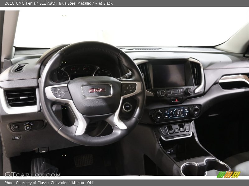 Blue Steel Metallic / ­Jet Black 2018 GMC Terrain SLE AWD