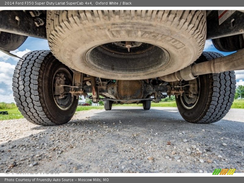 Oxford White / Black 2014 Ford F350 Super Duty Lariat SuperCab 4x4