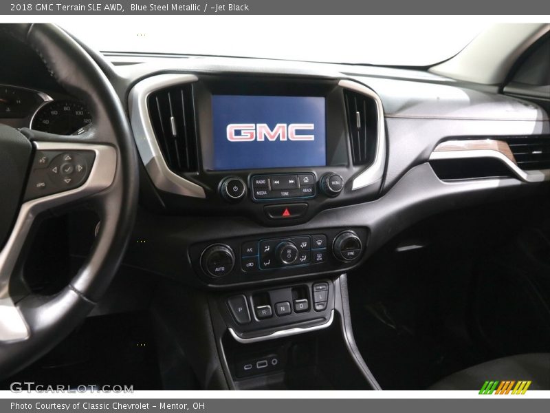 Blue Steel Metallic / ­Jet Black 2018 GMC Terrain SLE AWD