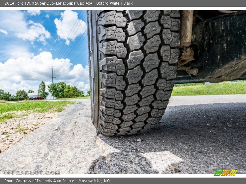 Oxford White / Black 2014 Ford F350 Super Duty Lariat SuperCab 4x4