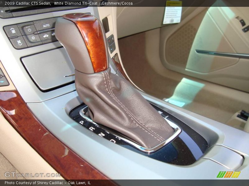 White Diamond Tri-Coat / Cashmere/Cocoa 2009 Cadillac CTS Sedan