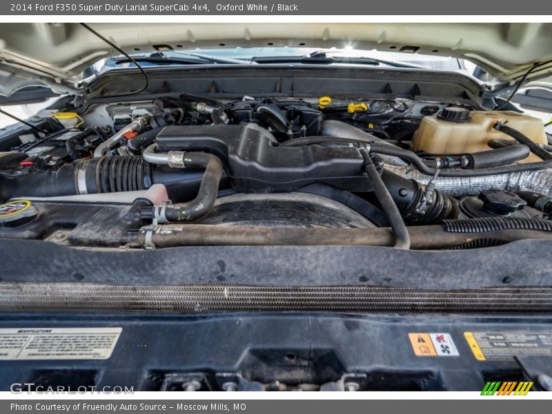 Oxford White / Black 2014 Ford F350 Super Duty Lariat SuperCab 4x4