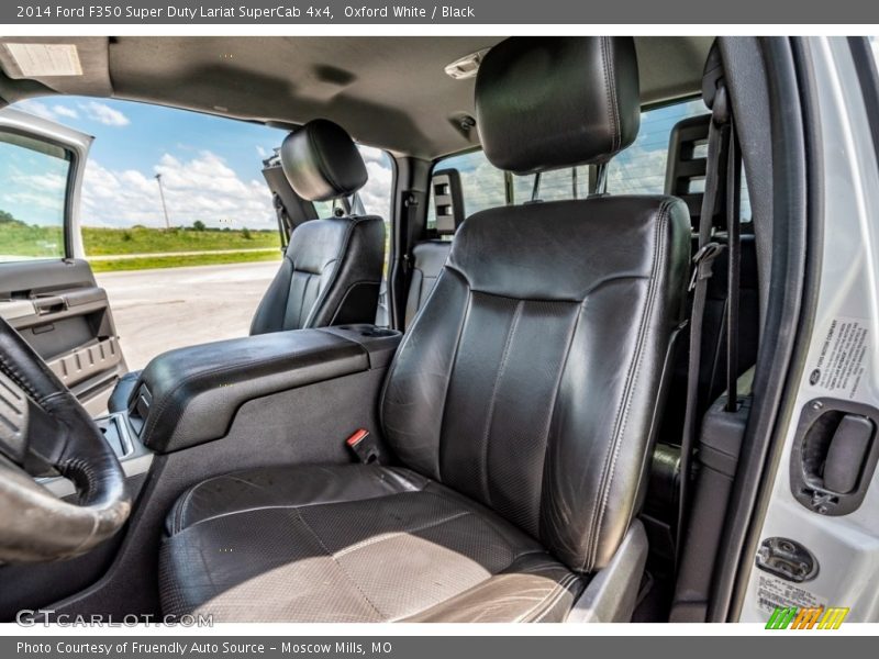 Oxford White / Black 2014 Ford F350 Super Duty Lariat SuperCab 4x4