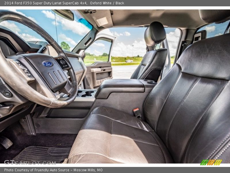 Front Seat of 2014 F350 Super Duty Lariat SuperCab 4x4