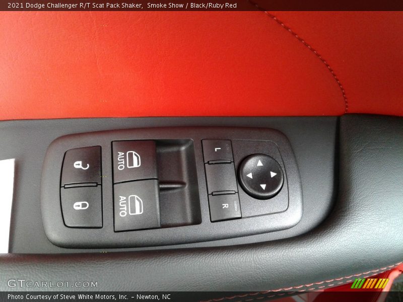 Smoke Show / Black/Ruby Red 2021 Dodge Challenger R/T Scat Pack Shaker