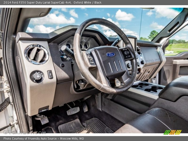 Oxford White / Black 2014 Ford F350 Super Duty Lariat SuperCab 4x4