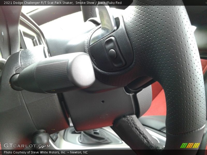 Smoke Show / Black/Ruby Red 2021 Dodge Challenger R/T Scat Pack Shaker