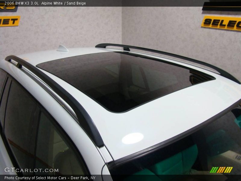 Alpine White / Sand Beige 2006 BMW X3 3.0i