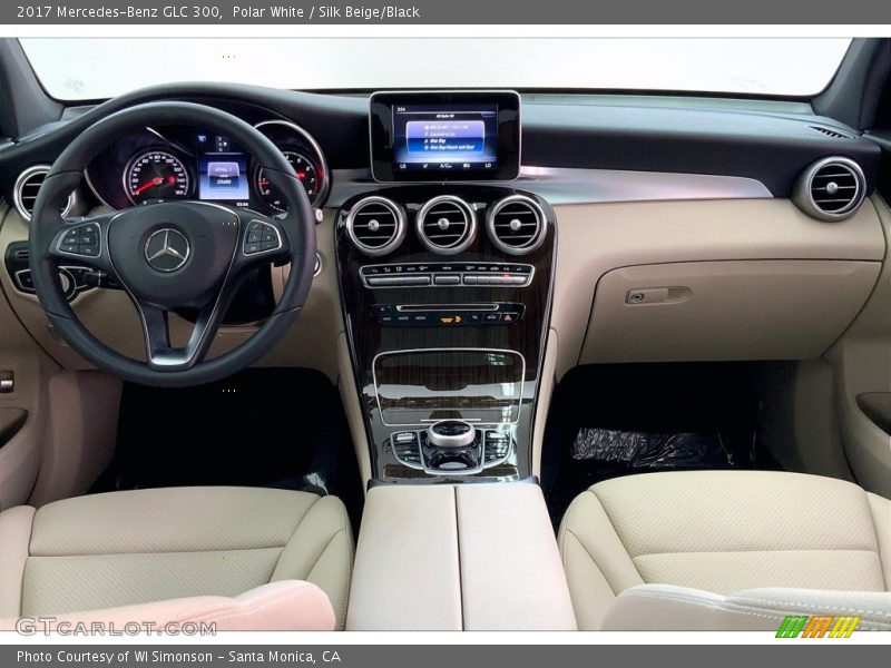 Polar White / Silk Beige/Black 2017 Mercedes-Benz GLC 300