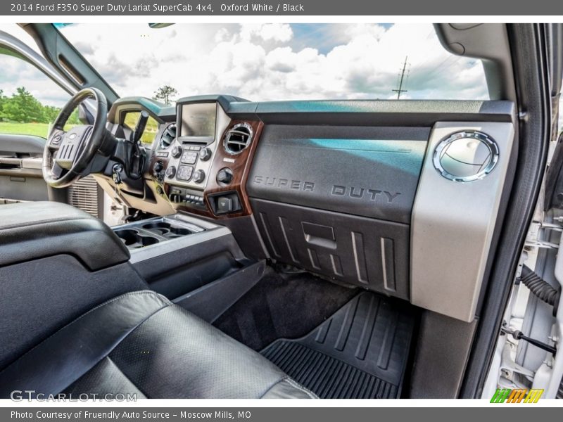 Oxford White / Black 2014 Ford F350 Super Duty Lariat SuperCab 4x4