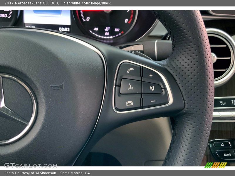 Polar White / Silk Beige/Black 2017 Mercedes-Benz GLC 300