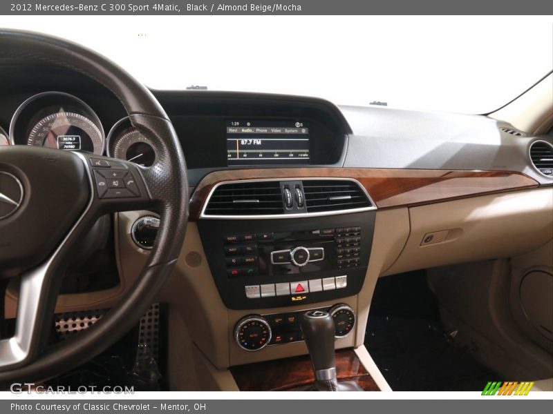 Black / Almond Beige/Mocha 2012 Mercedes-Benz C 300 Sport 4Matic