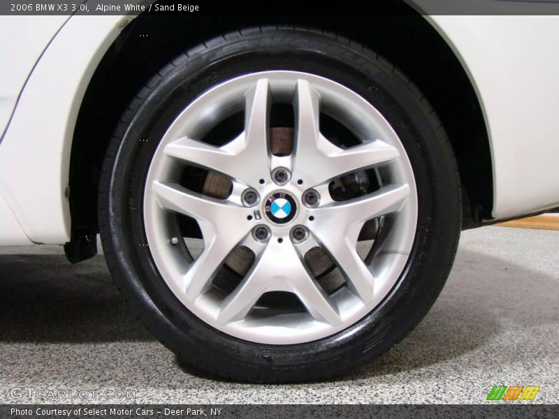 Alpine White / Sand Beige 2006 BMW X3 3.0i