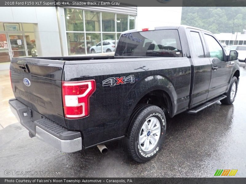 Shadow Black / Earth Gray 2018 Ford F150 XLT SuperCab 4x4