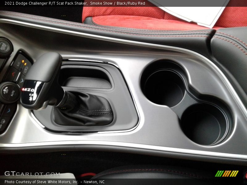 Smoke Show / Black/Ruby Red 2021 Dodge Challenger R/T Scat Pack Shaker