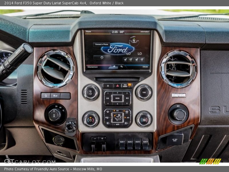 Controls of 2014 F350 Super Duty Lariat SuperCab 4x4