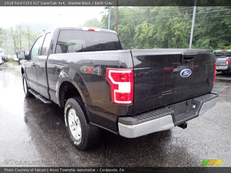 Shadow Black / Earth Gray 2018 Ford F150 XLT SuperCab 4x4