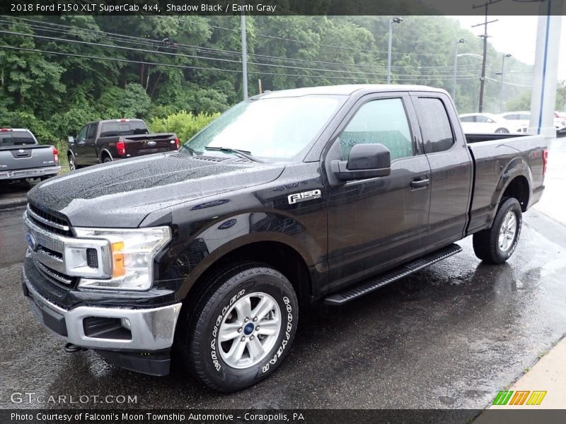 Shadow Black / Earth Gray 2018 Ford F150 XLT SuperCab 4x4