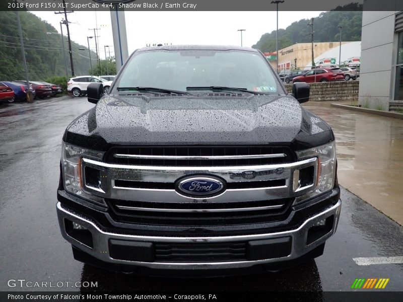 Shadow Black / Earth Gray 2018 Ford F150 XLT SuperCab 4x4