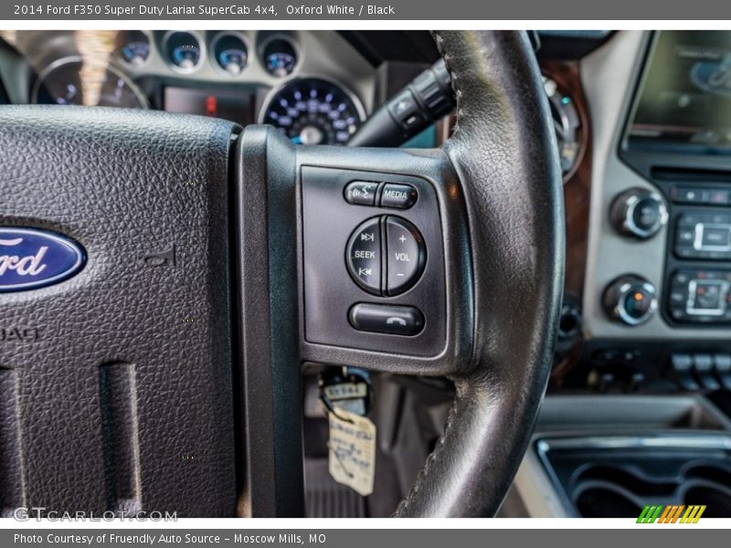 Oxford White / Black 2014 Ford F350 Super Duty Lariat SuperCab 4x4