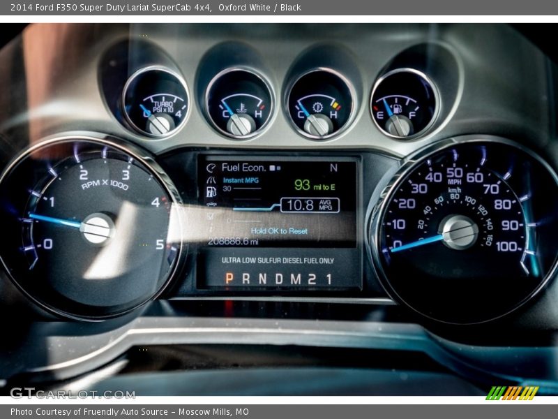  2014 F350 Super Duty Lariat SuperCab 4x4 Lariat SuperCab 4x4 Gauges