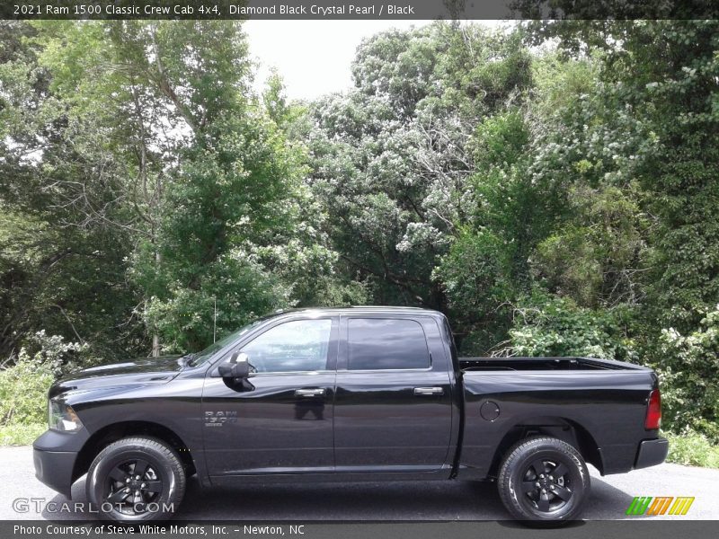 Diamond Black Crystal Pearl / Black 2021 Ram 1500 Classic Crew Cab 4x4