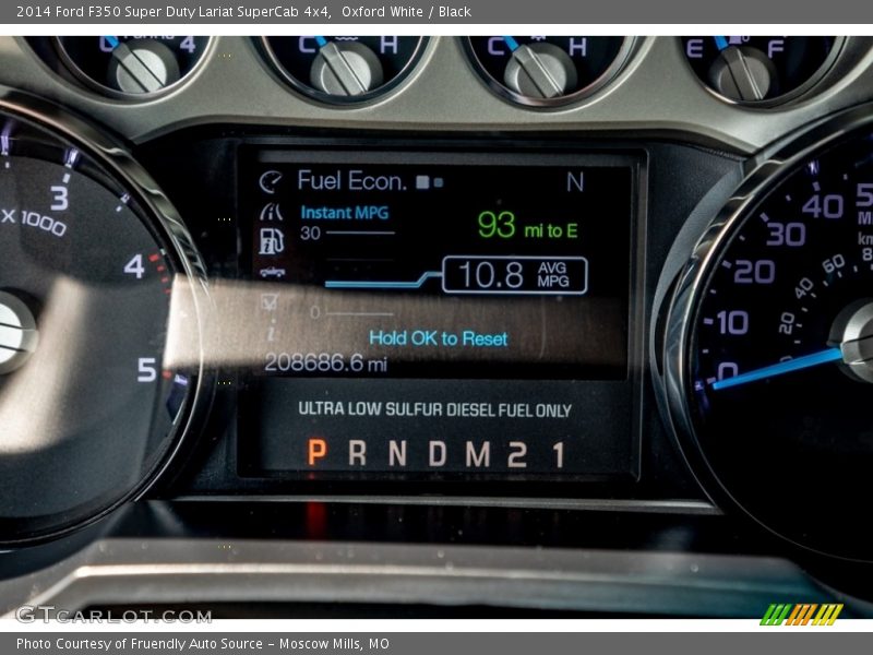  2014 F350 Super Duty Lariat SuperCab 4x4 Lariat SuperCab 4x4 Gauges