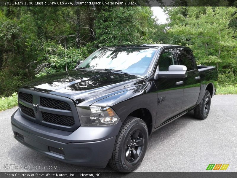 Diamond Black Crystal Pearl / Black 2021 Ram 1500 Classic Crew Cab 4x4