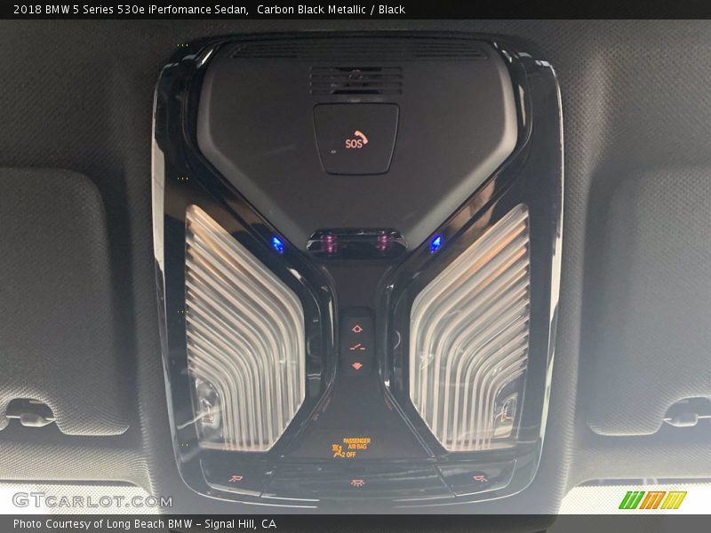 Carbon Black Metallic / Black 2018 BMW 5 Series 530e iPerfomance Sedan