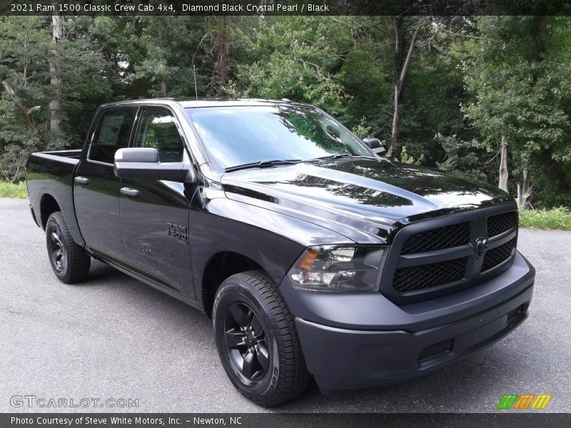 Diamond Black Crystal Pearl / Black 2021 Ram 1500 Classic Crew Cab 4x4