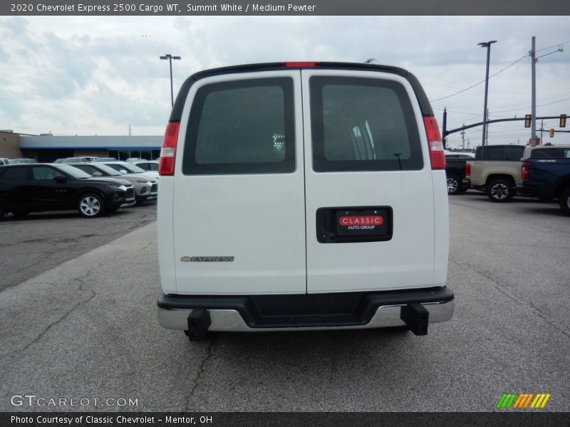 Summit White / Medium Pewter 2020 Chevrolet Express 2500 Cargo WT