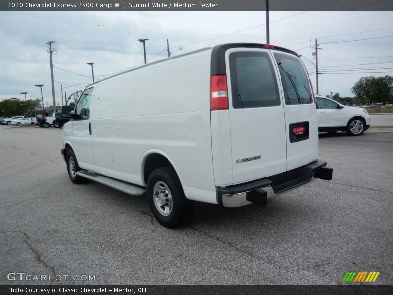 Summit White / Medium Pewter 2020 Chevrolet Express 2500 Cargo WT