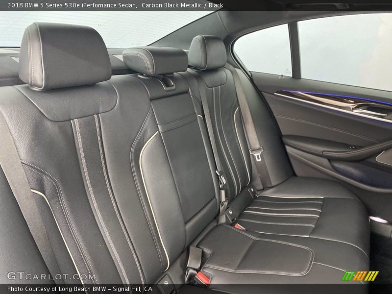 Carbon Black Metallic / Black 2018 BMW 5 Series 530e iPerfomance Sedan