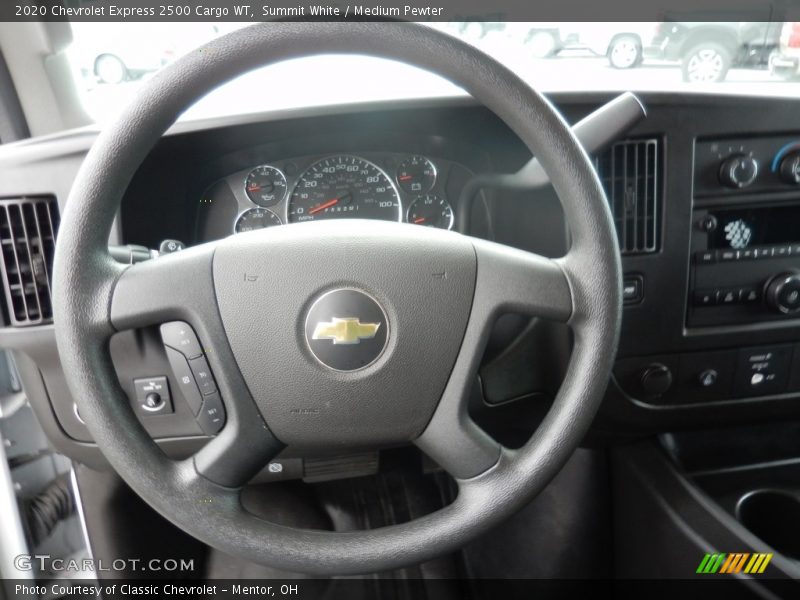 Summit White / Medium Pewter 2020 Chevrolet Express 2500 Cargo WT