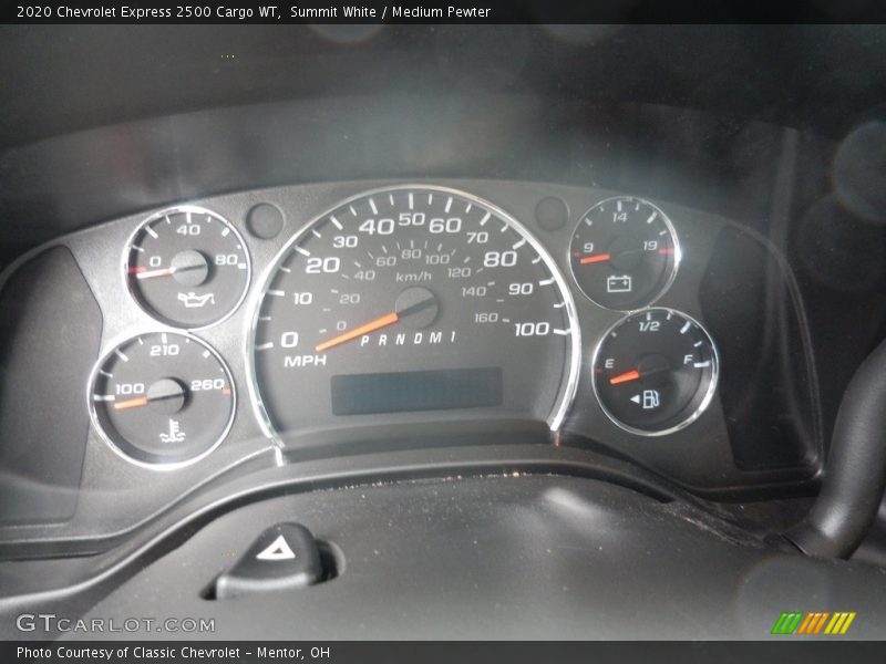 Summit White / Medium Pewter 2020 Chevrolet Express 2500 Cargo WT